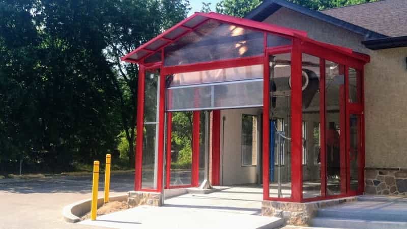 new jersey car wash building blue