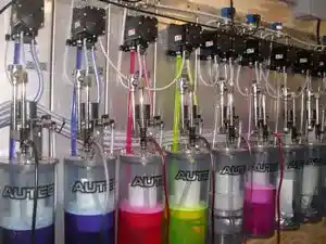Chemical pumping station for car wash equipment