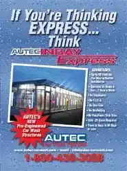 AUTEC InBay Express car wash Pennsylvania