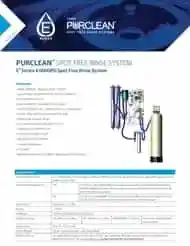 PurClean 4000 GPD spot free system
