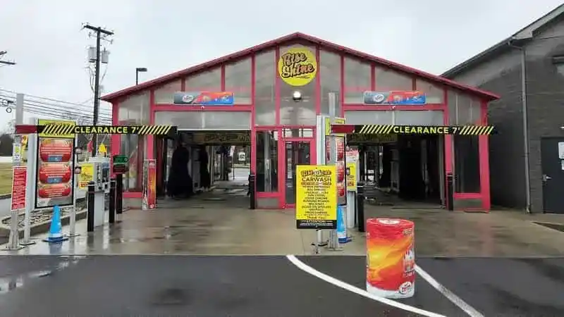 Pennsylvania car wash building entrance