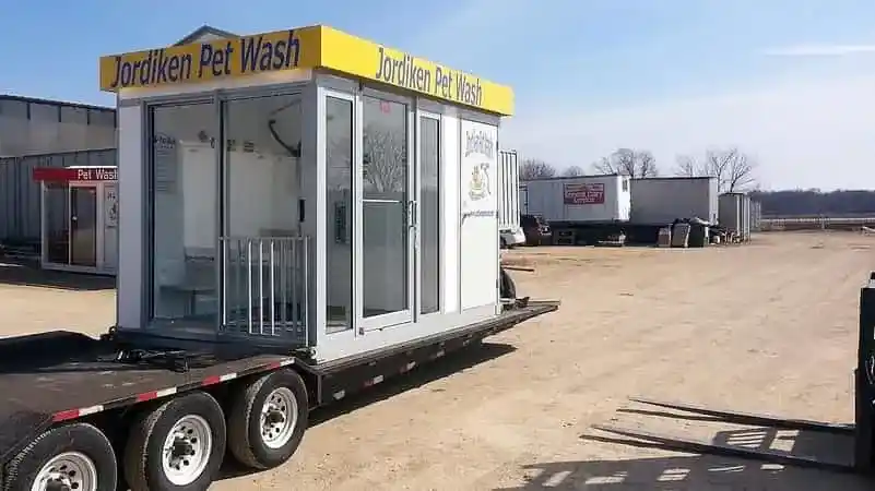 Pet wash kiosk unloading Pennsylvania