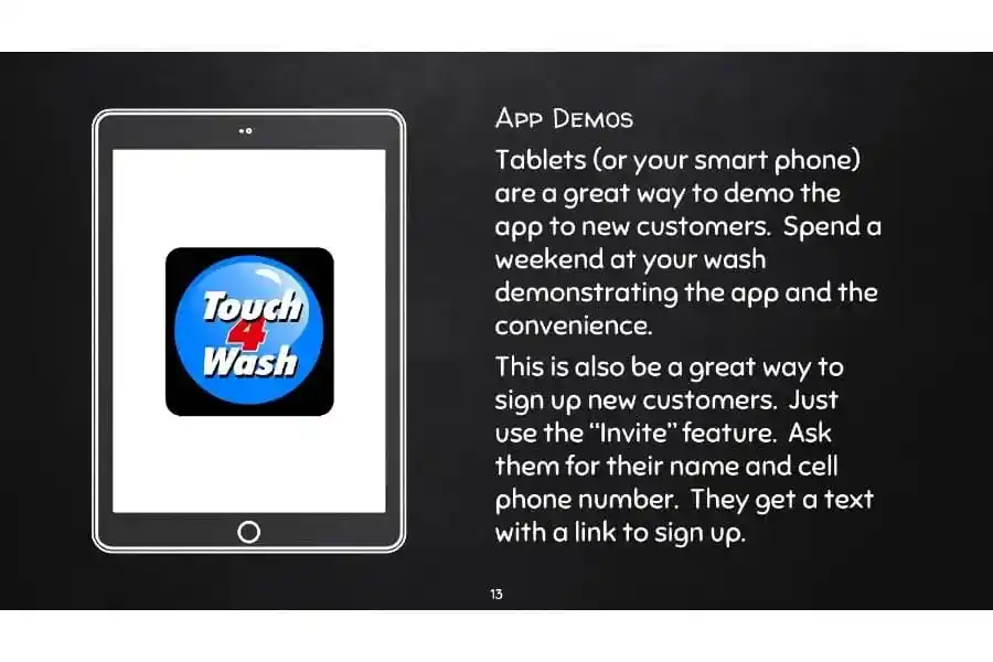 Touch4Wash slide 13