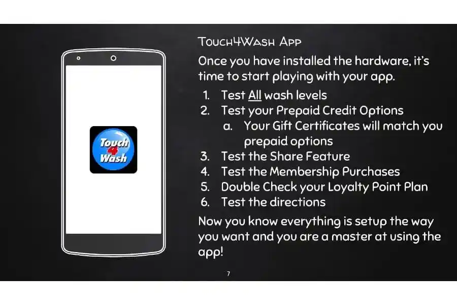 Touch4Wash slide 7